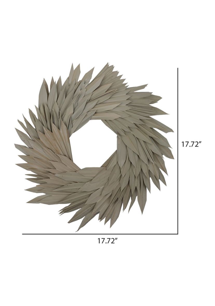 Natural Botanicals 17" Palm Sun Wreath.
