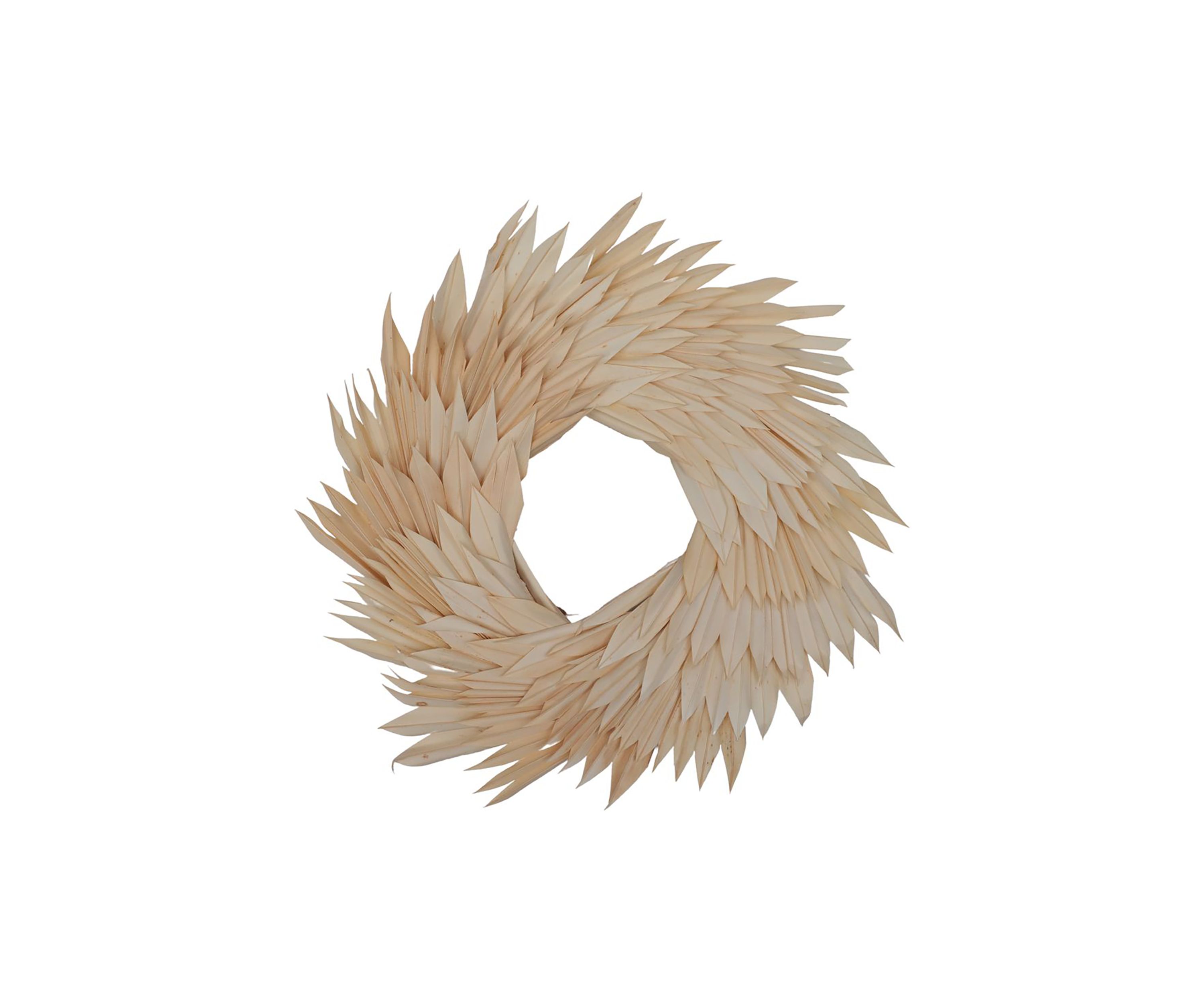 Natural Botanicals 17" Palm Sun Wreath.
