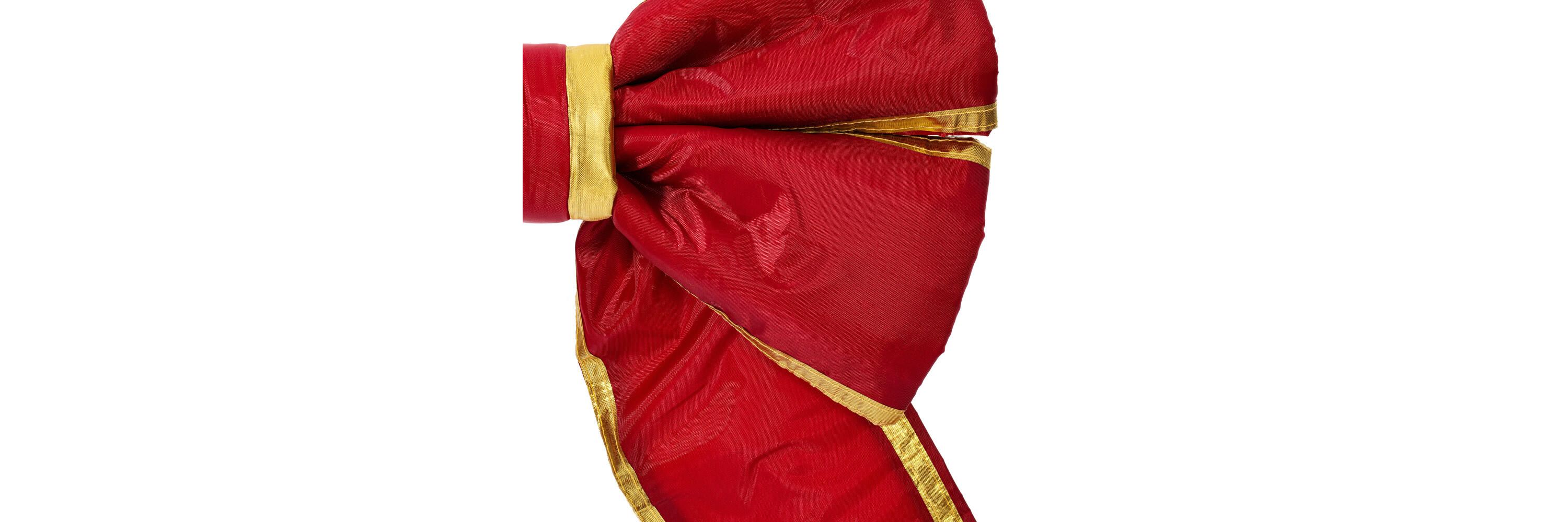 Vickerman 18" Red-Gold Nylon Outdoor Christmas Bow