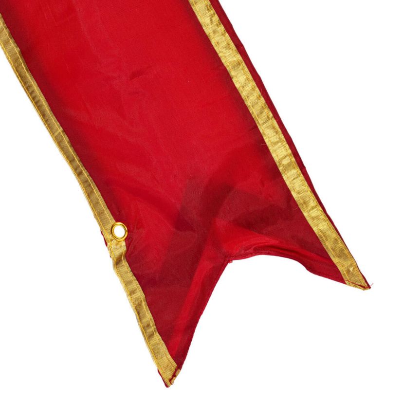 Vickerman 18" Red-Gold Nylon Outdoor Christmas Bow