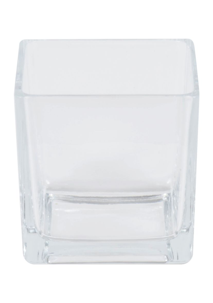 Clear Cube Glass Container Set
