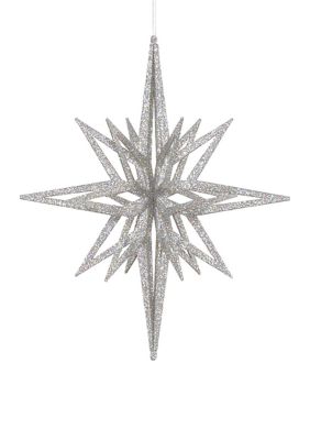 Vickerman Star Ornament, Silver