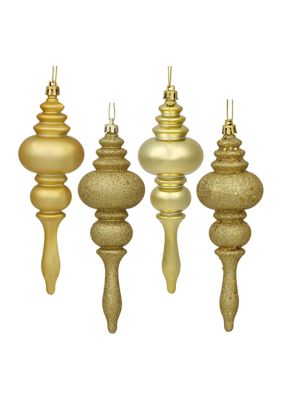 Vickerman Finial Ornament, Gold