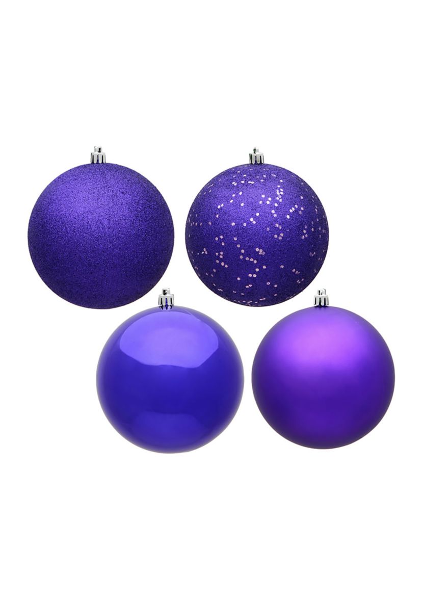 Set of 24 Ball Ornaments 