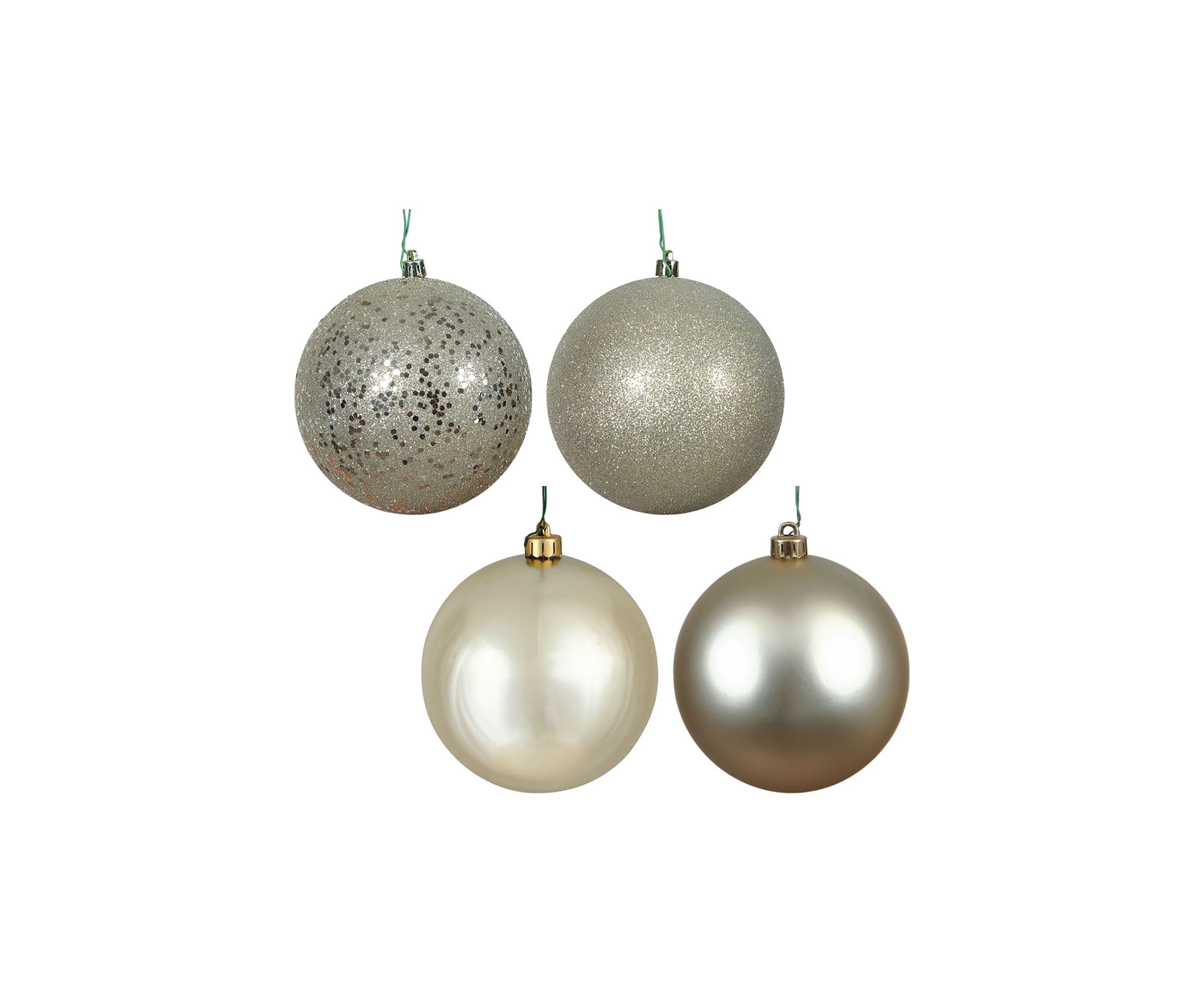Set of 20 Ball Ornaments 