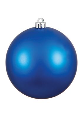 Vickerman Matte Ball Ornament, Blue
