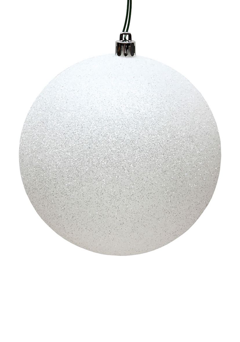 Set of 12 Glitter Ball Ornaments