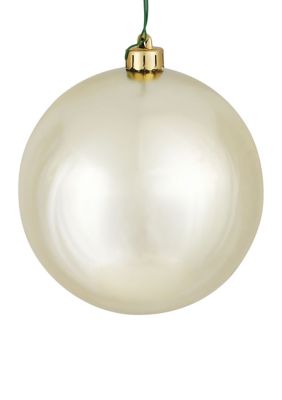 Vickerman Shiny Ball Ornament, Champagne