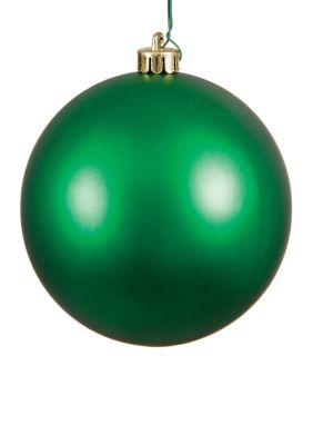 Vickerman Matte Ball Ornament, Green