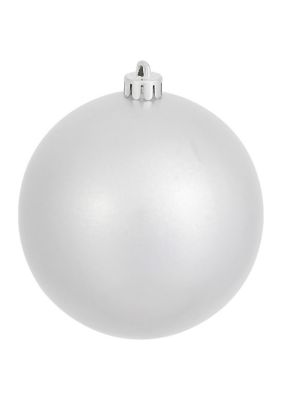 Vickerman Candy Ball Ornament, Silver