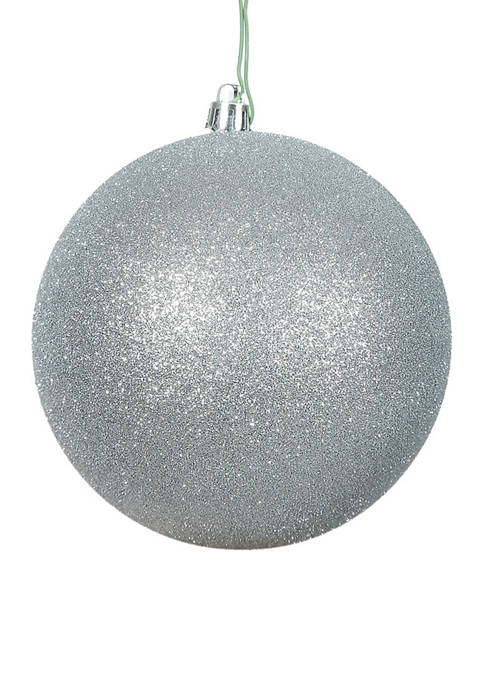 Set of 6 Glitter Ball Ornaments