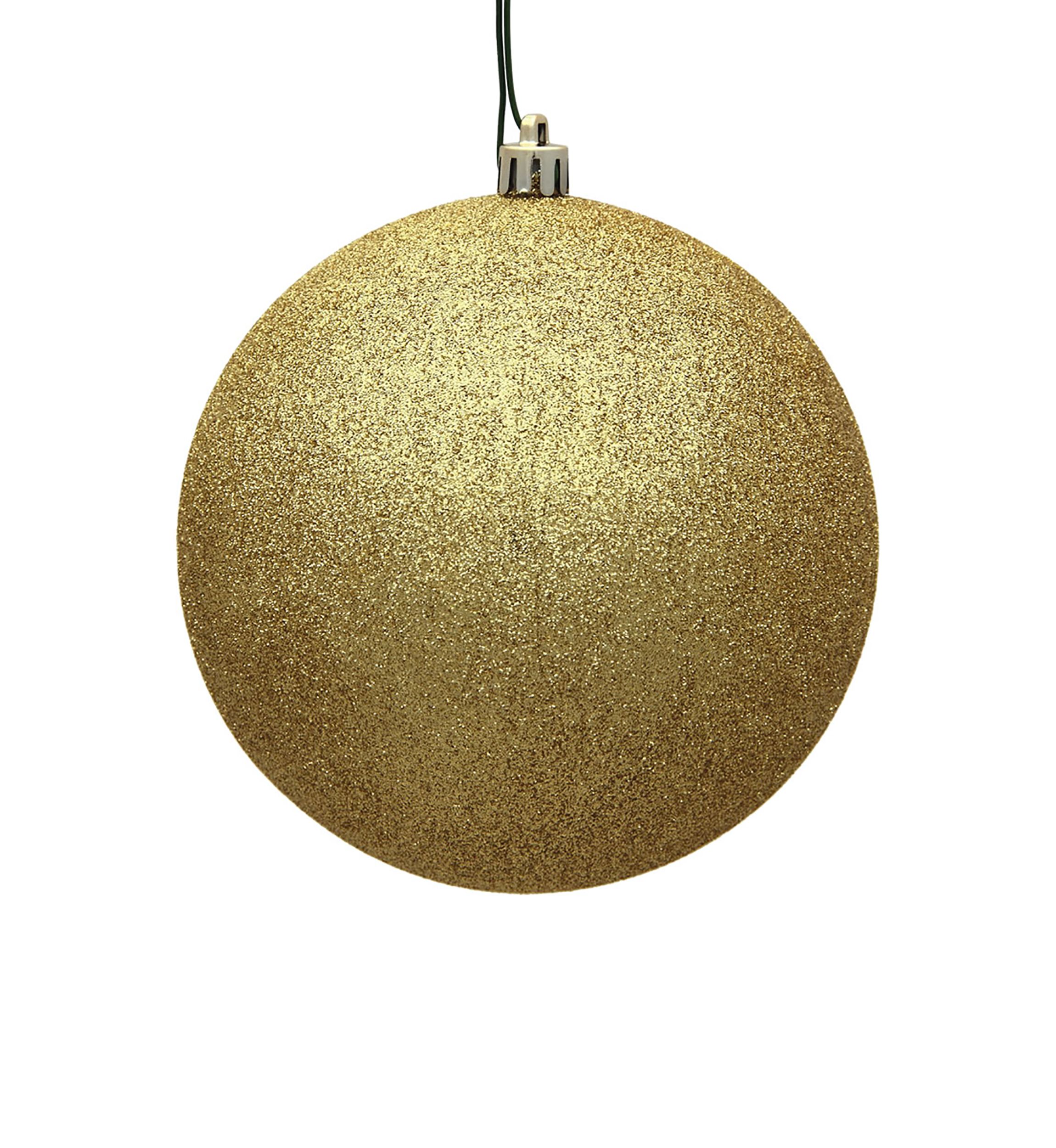 Set of 6 Glitter Ball Ornaments