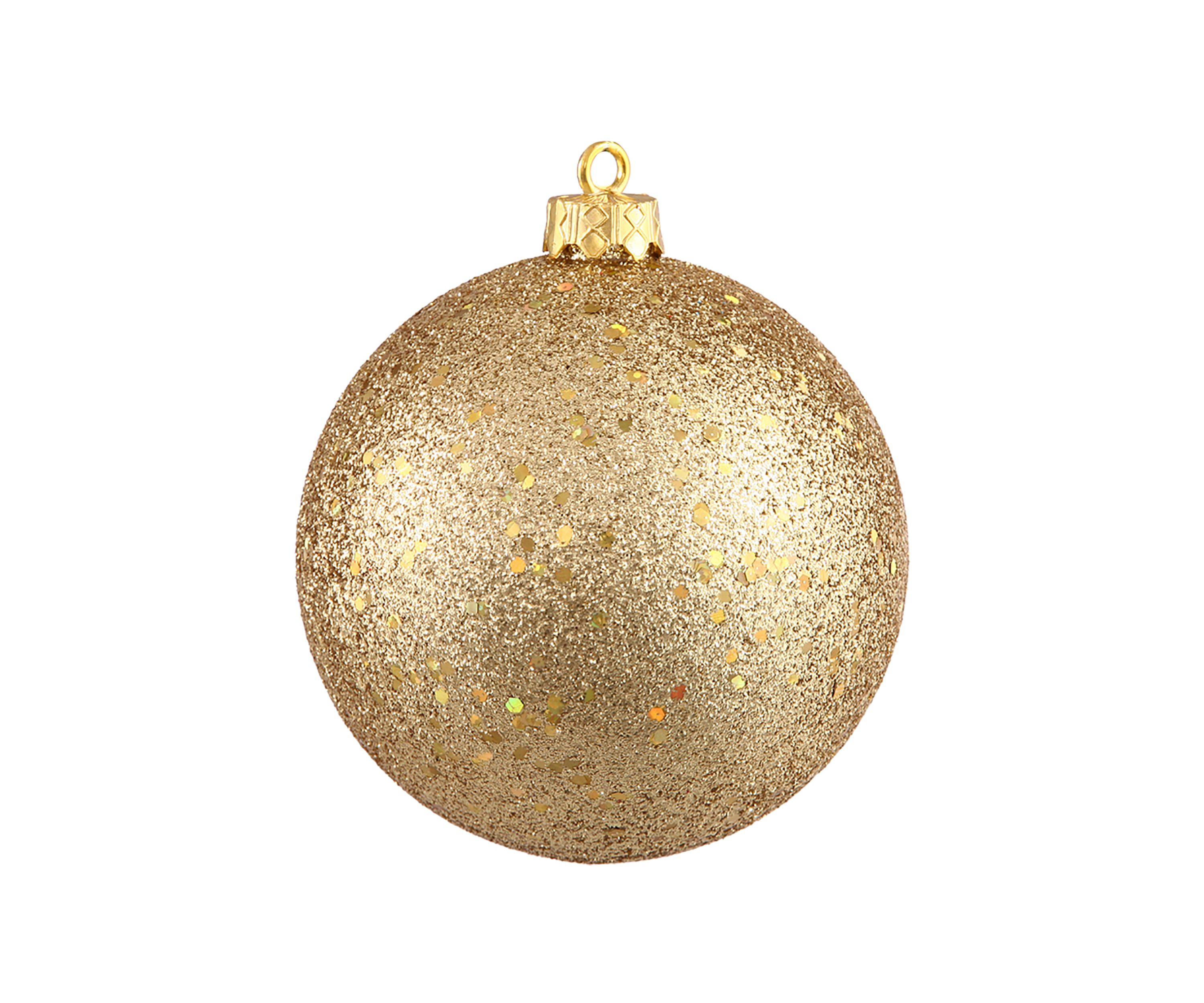 Set of 6 Sequin Ball Ornaments 