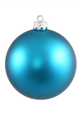 Vickerman Matte Ball Ornament, Turquoise