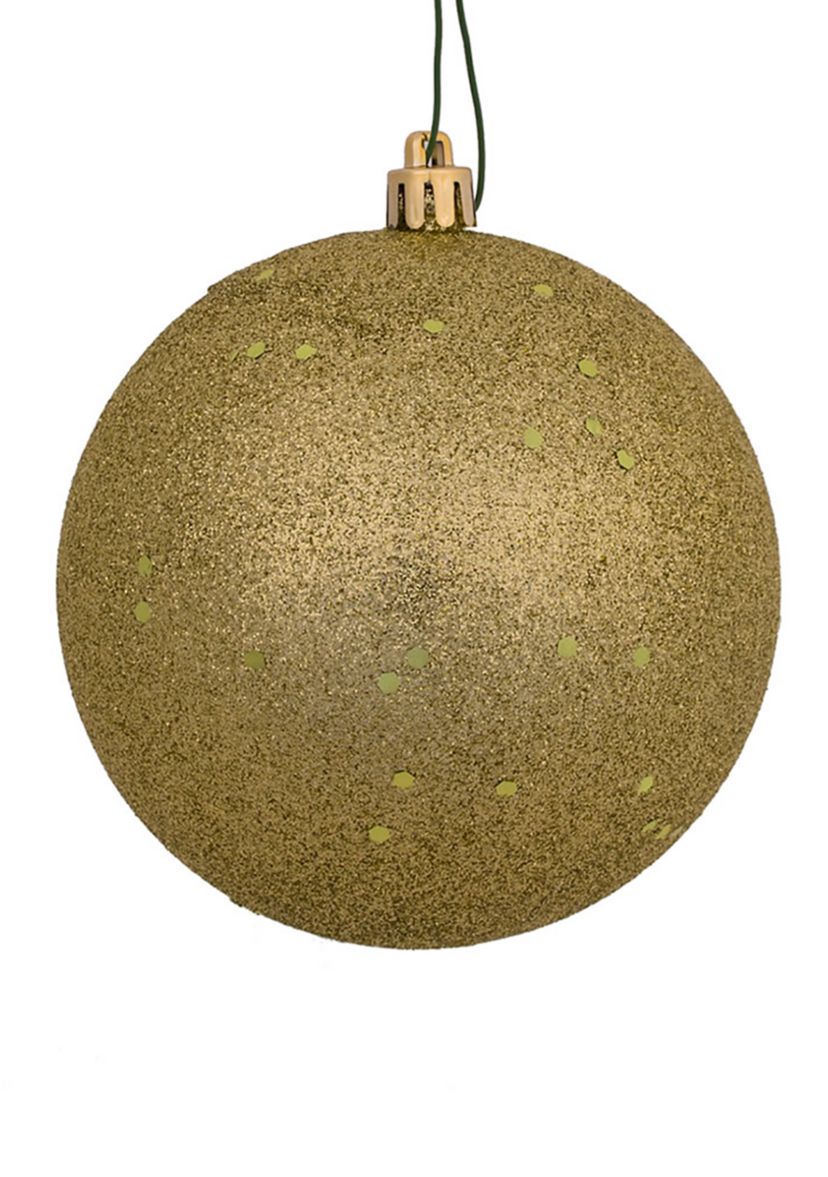 Set of 6 Sequin Ball Ornaments 