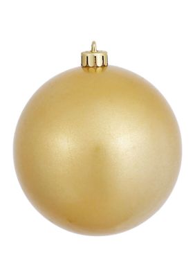 Vickerman Candy Ball Ornament, Gold