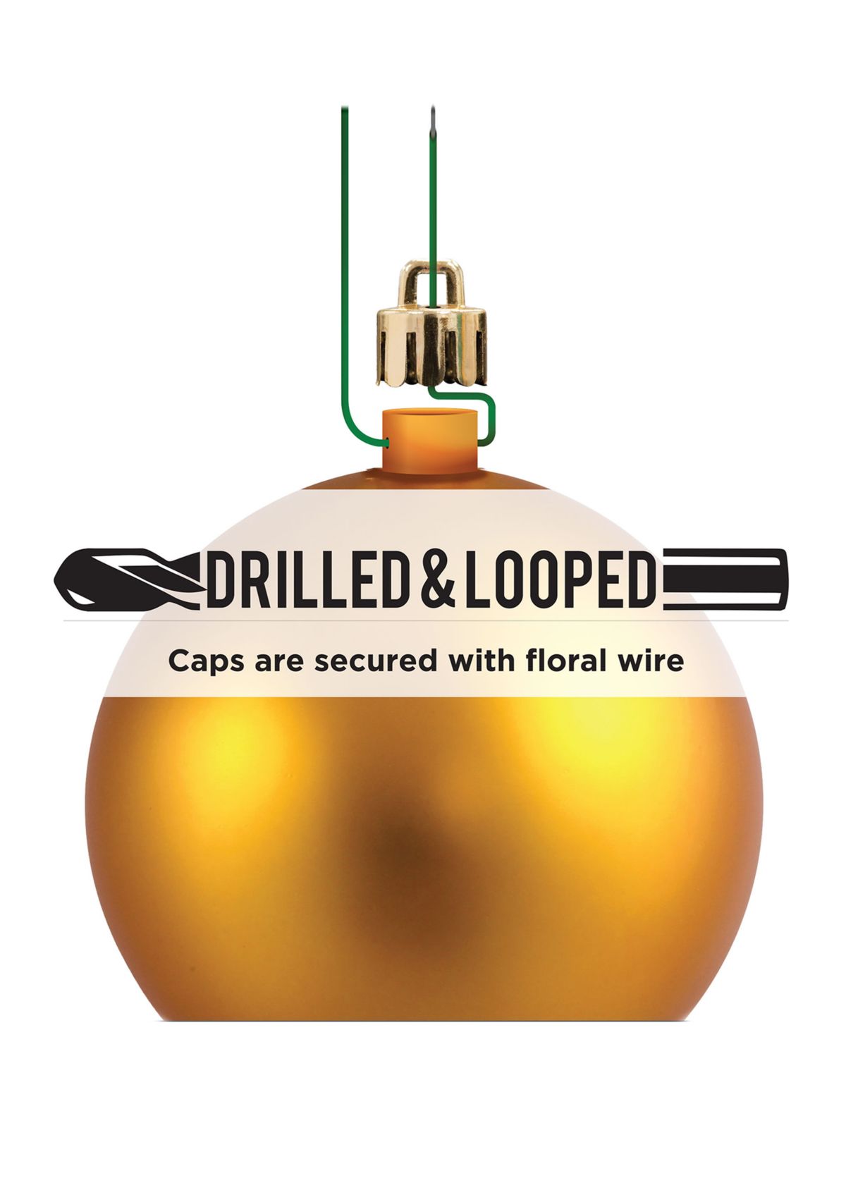 6 Red Shiny Ball Christmas Ornament Set 