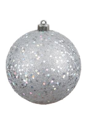 Vickerman 6 Inch Sequin Ball Ornaments - Set of 4