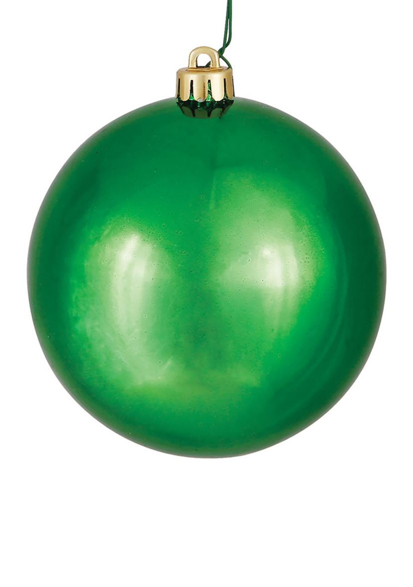 Shiny Lime Green Ball Ornament 