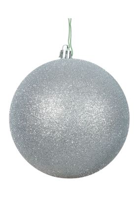 Vickerman Ball Ornament, Silver