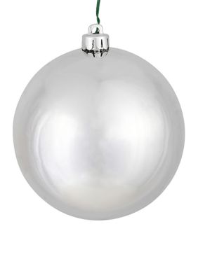 Vickerman Silver Ball Ornament