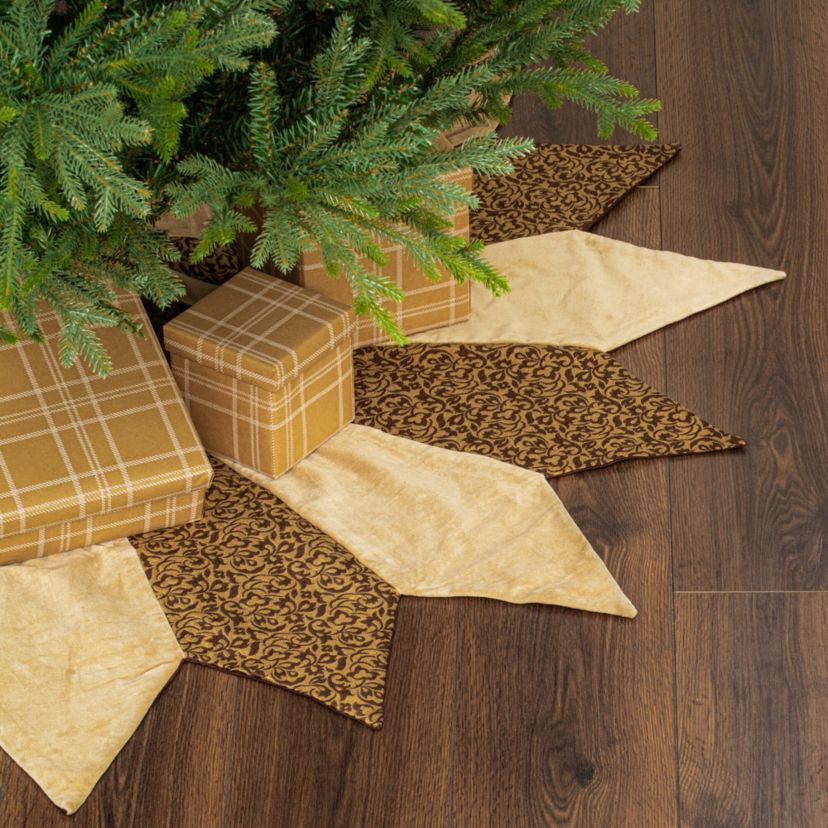 Vickerman Decorative 60" Brocade Brilliance Christmas Tree Skirt