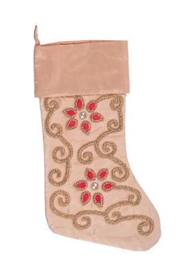 Vickerman Regal Set Stocking, Champagne