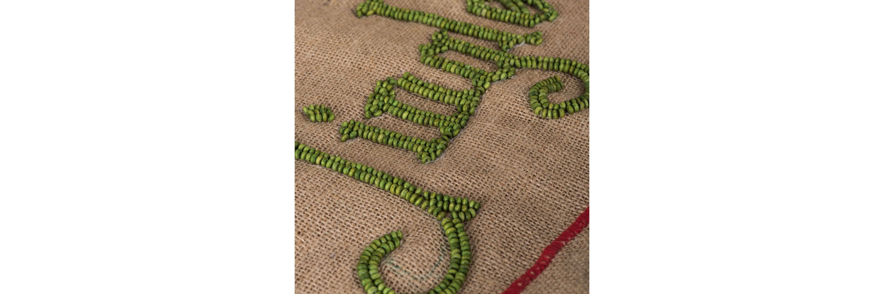 Vickerman Decorative 60" Burlap Jingle Collection Christmas Tree Skirt