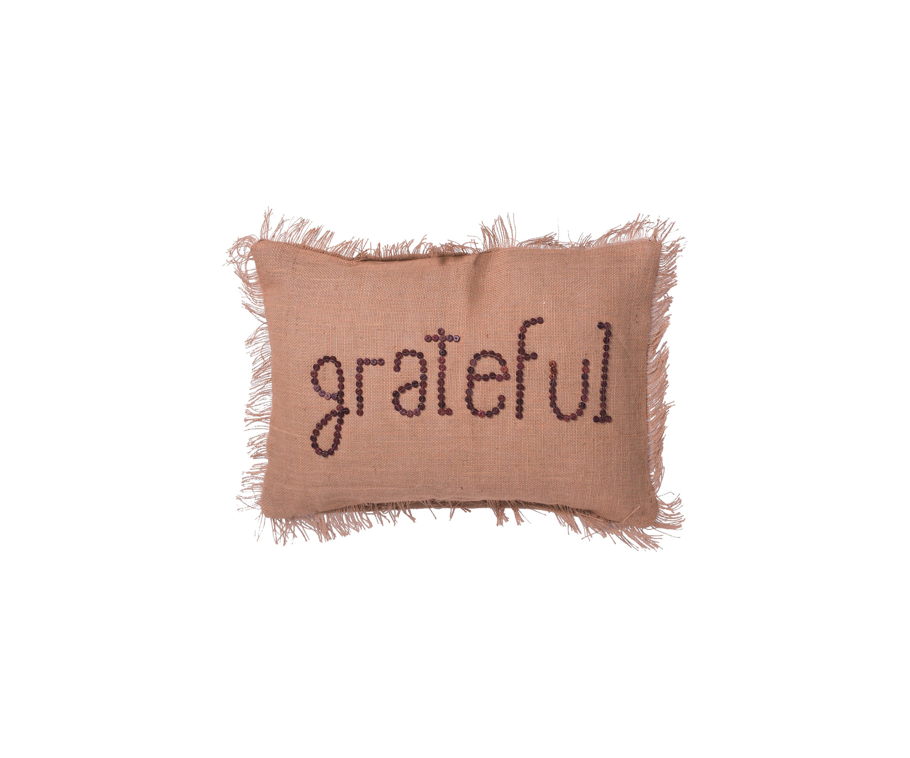 Decorative Grateful Pillow