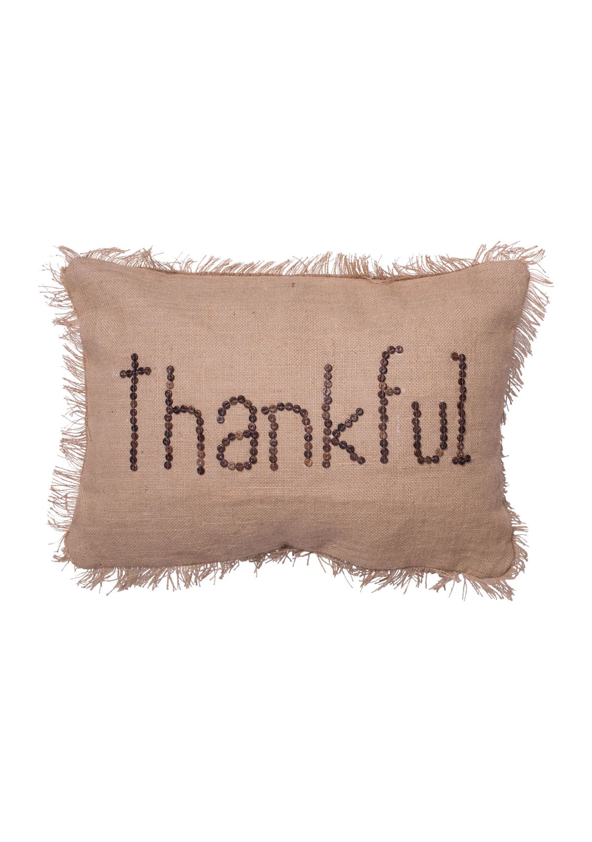 Decorative 14 Inch  Thankful Pillow