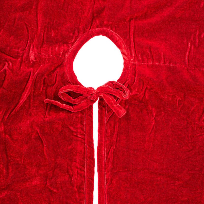 Vickerman 60" Plush Red Velvet Christmas Tree Skirt
