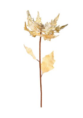 Vickerman Poinsetta Spray, Champagne