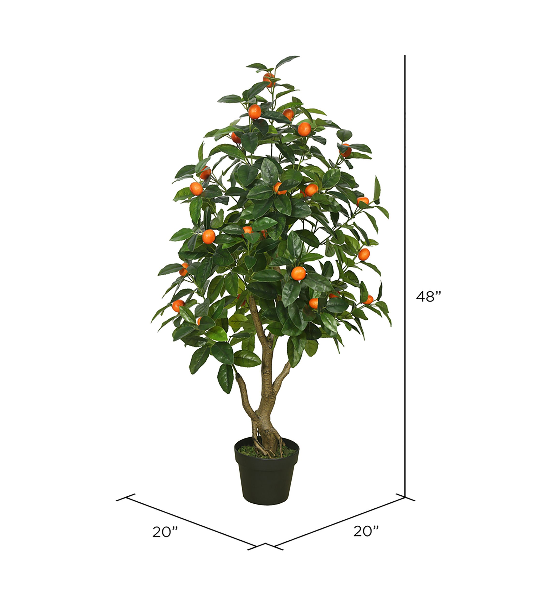 Artificial Real Touch Orange Tree.