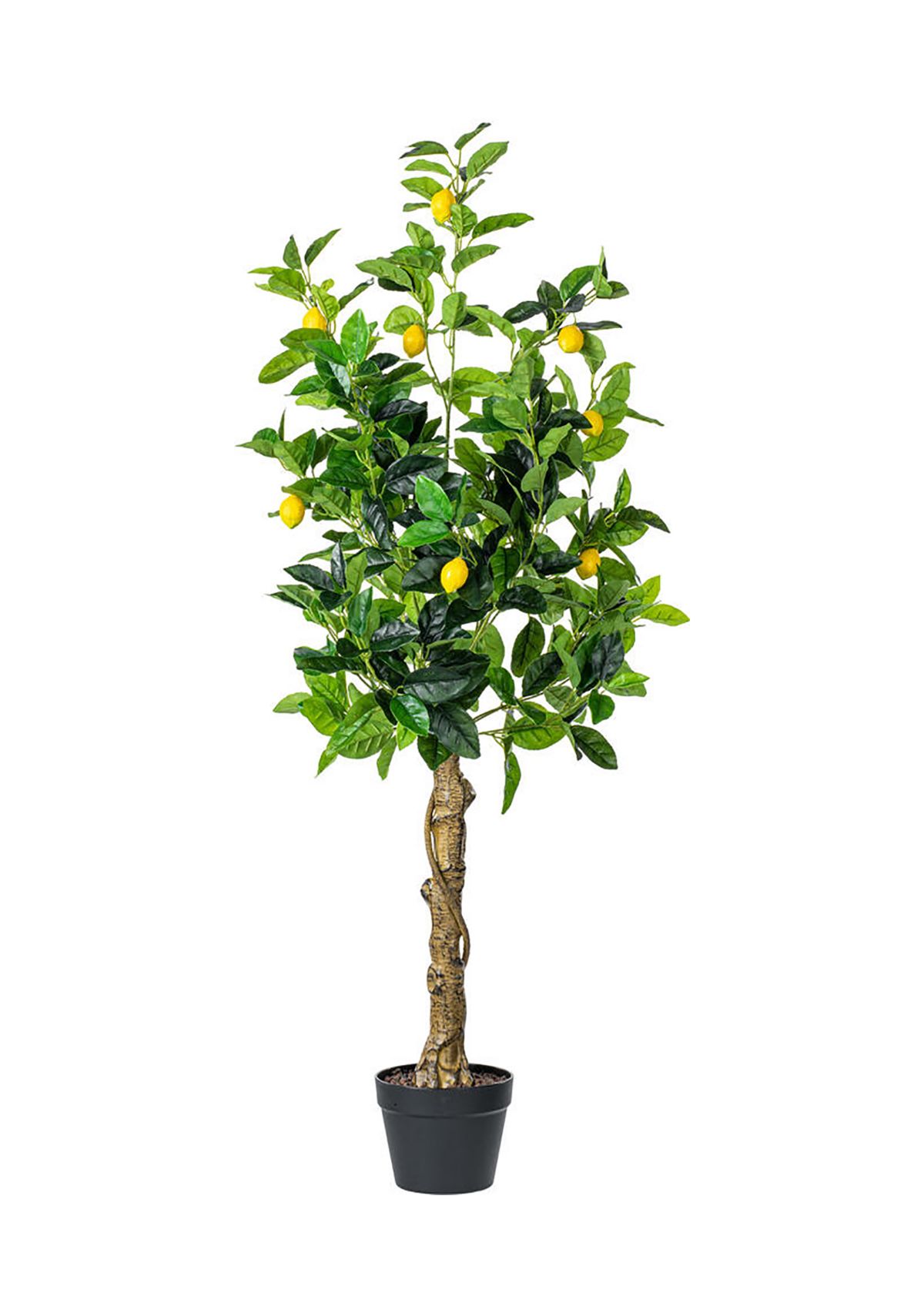 Vickerman 51" Artificial Green and Yellow Real Touch Lemon Tree.