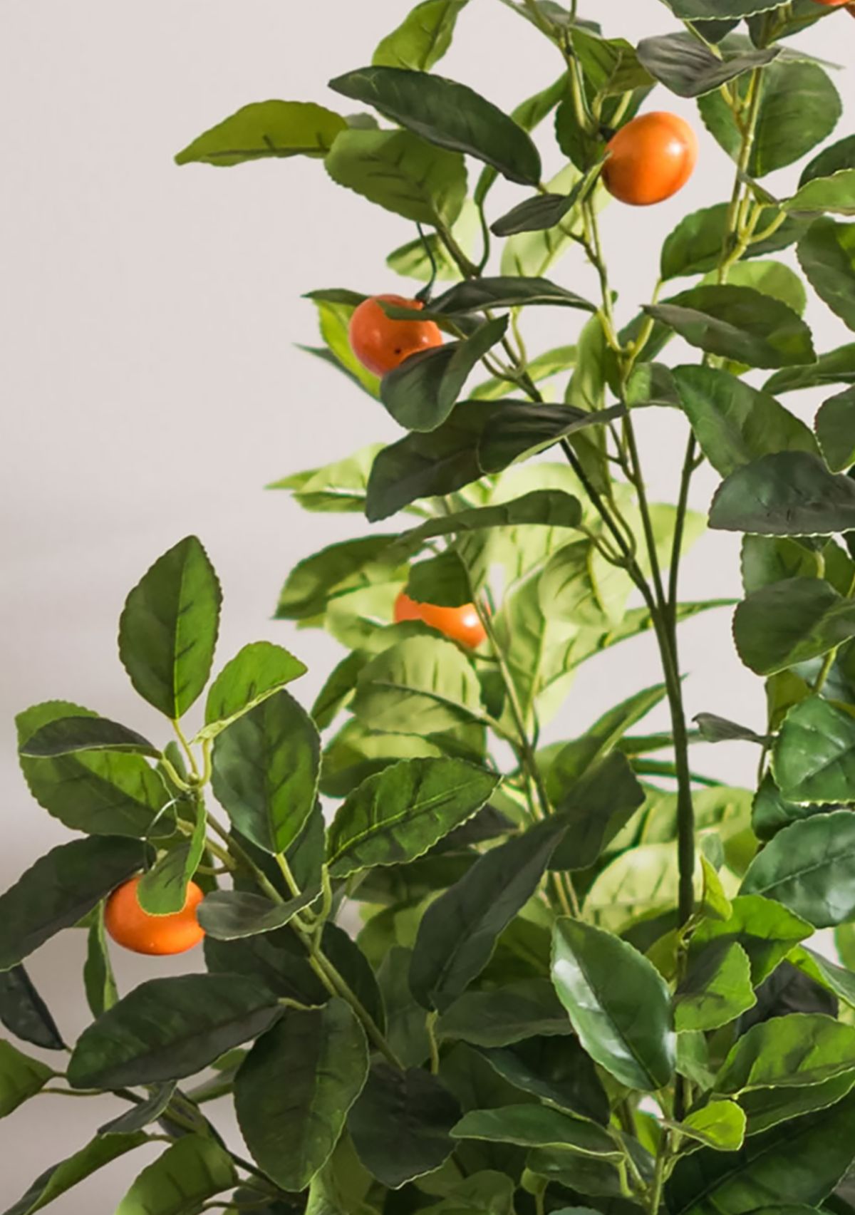 Vickerman 51" Artificial Green and Orange Real Touch Orange Tree.