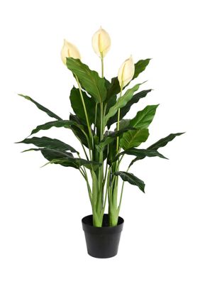 Artificial Peace Lily Real Touch Plant.