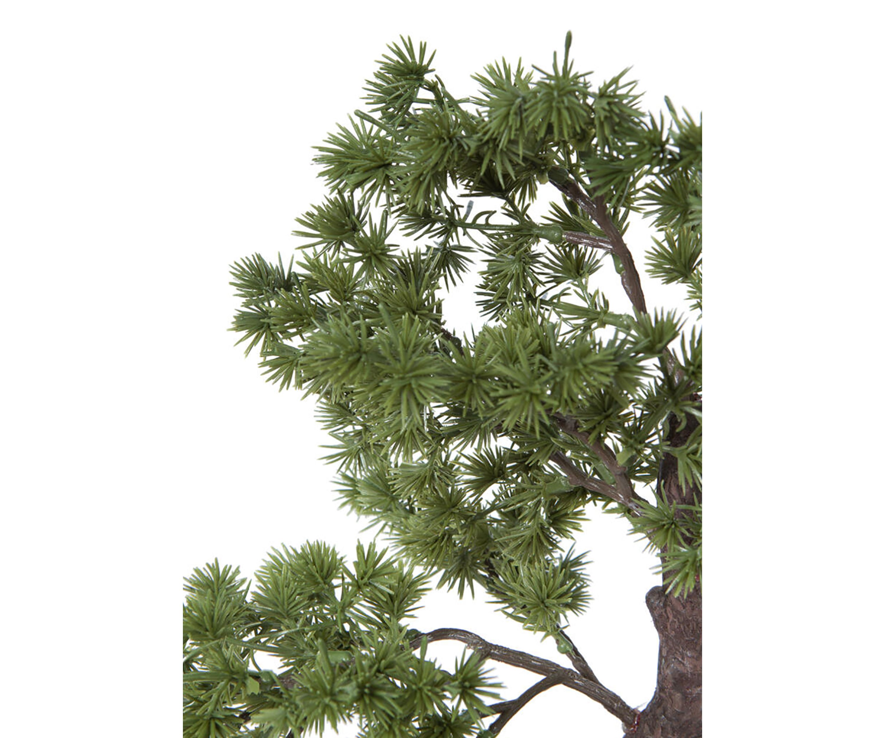 Vickerman 12" Artificial Potted Pine Bonsai Tree.