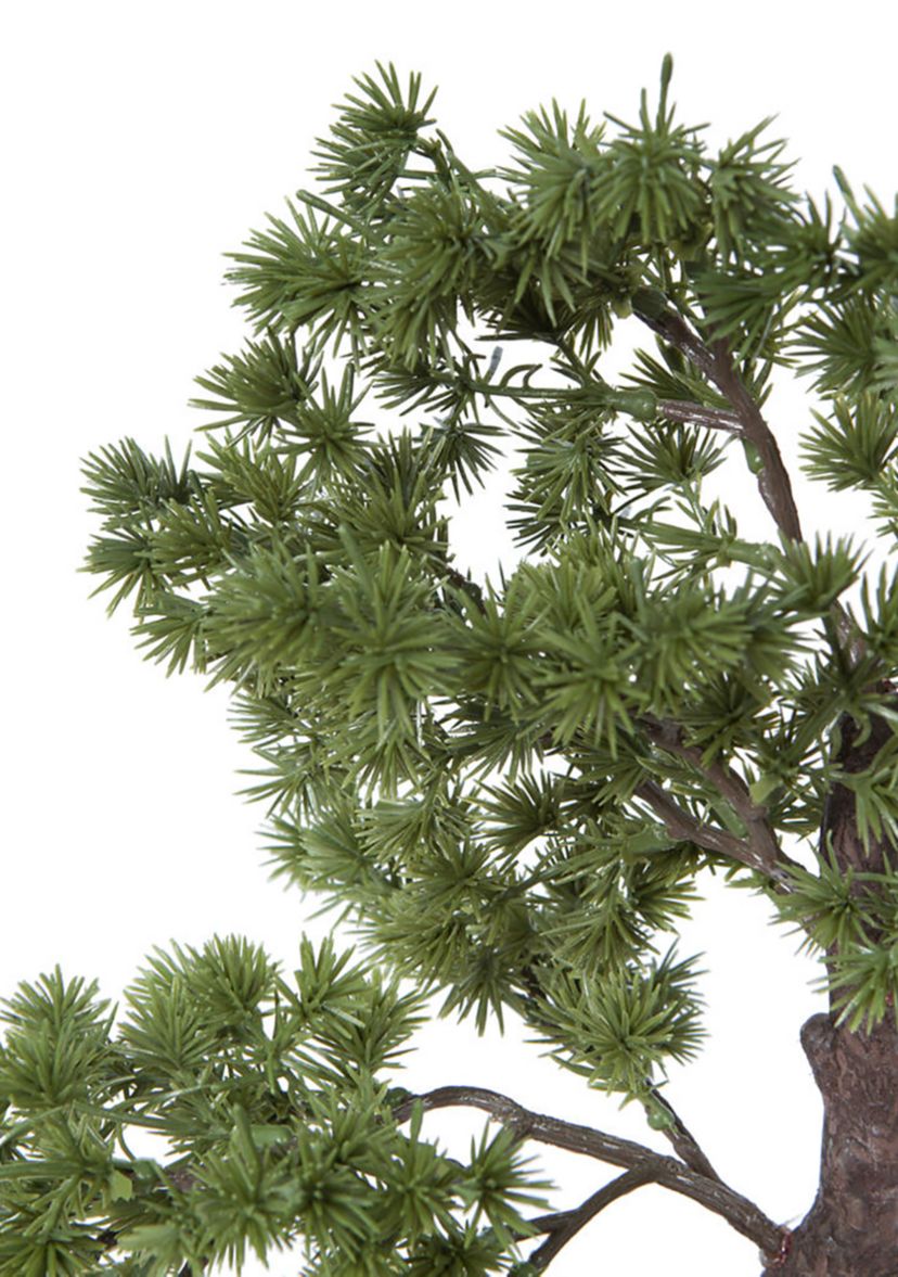 Vickerman 12" Artificial Potted Pine Bonsai Tree.