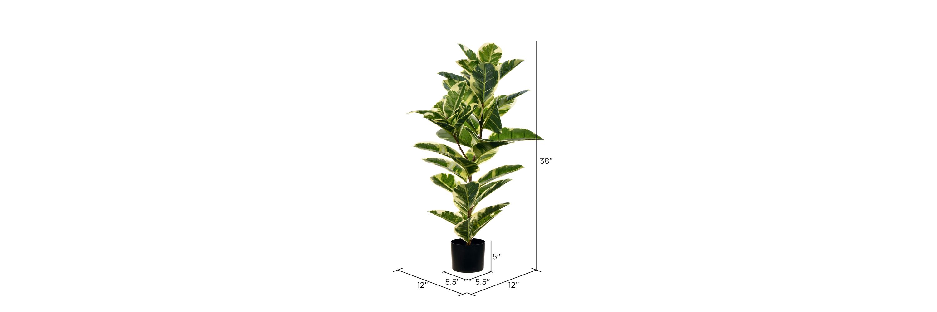 Artificial Potted Oak Tree.