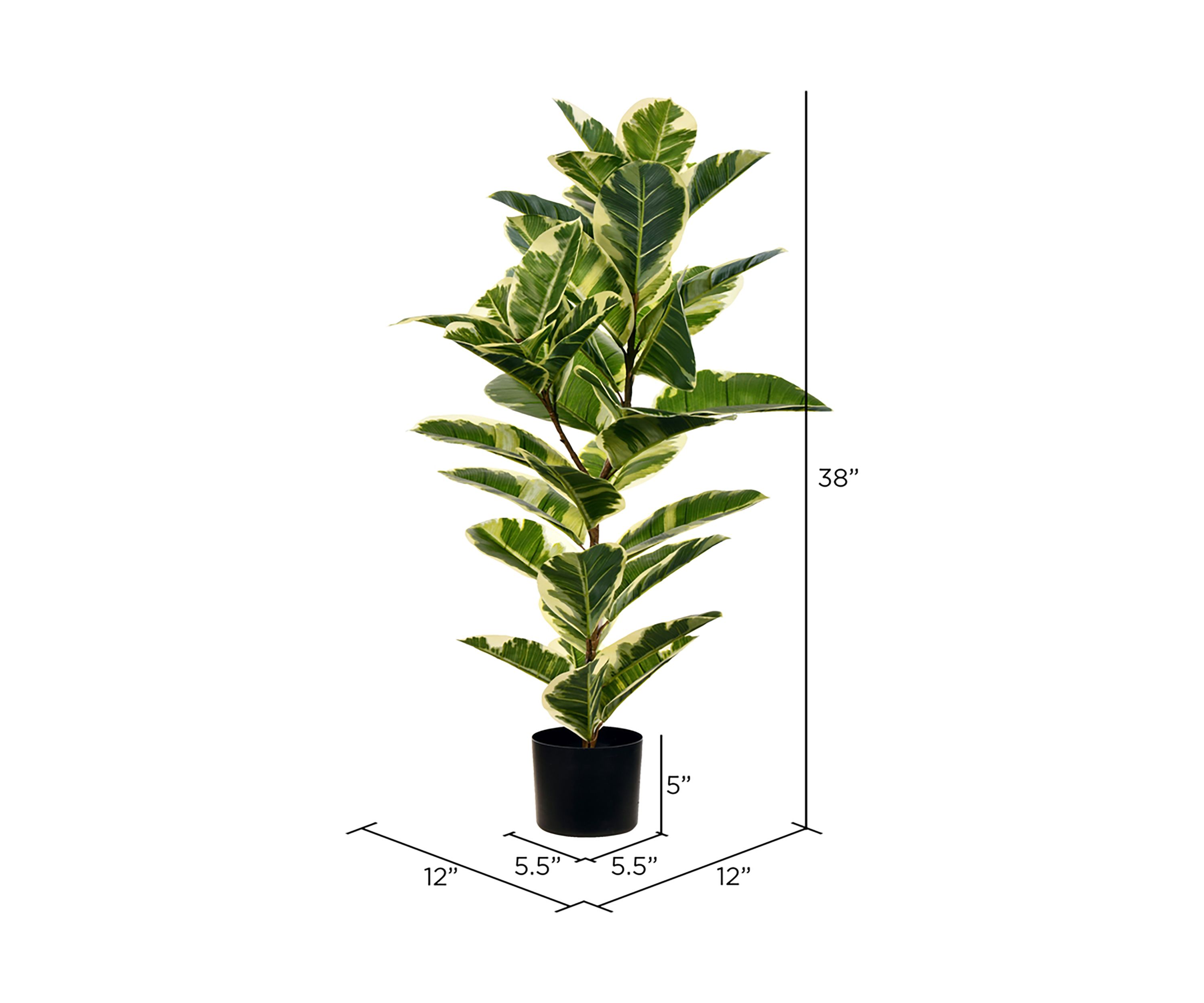 Artificial Potted Oak Tree.