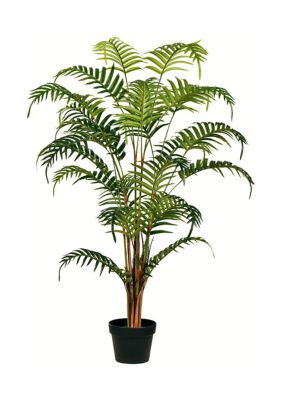 Vickerman 47" Artificial Potted Fern Palm Real Touch Leaves
