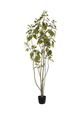Vickerman 6' Artificial Green Potted Cotinus Coggygria Tree