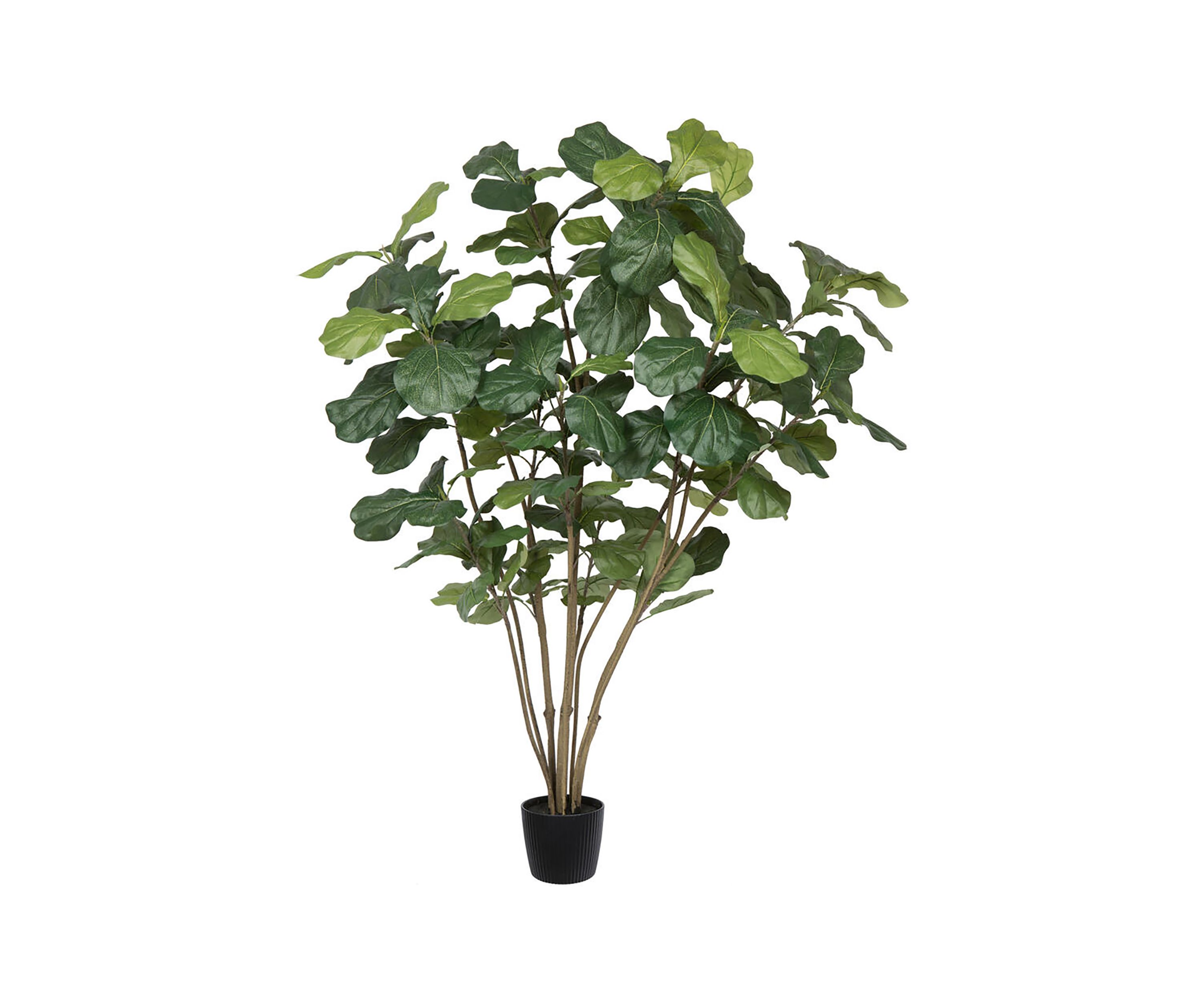 Vickerman 5 Artificial Green Potted Fiddle Tree.
