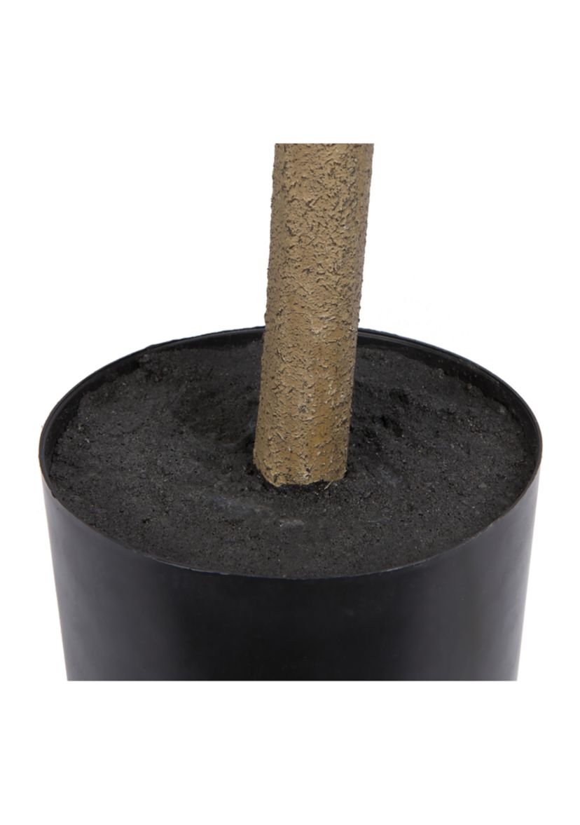 Vickerman 6 Potted Artificial Green Nandina Tree.