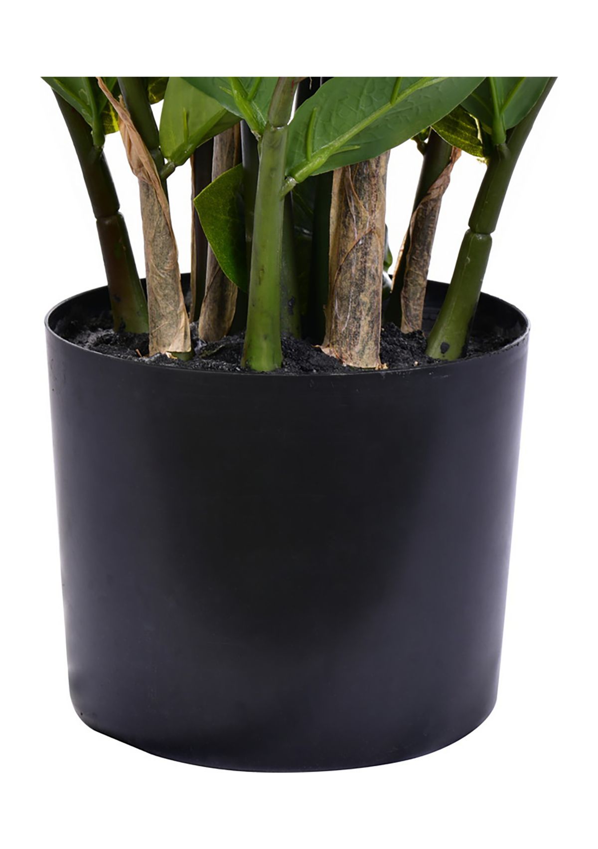 Vickerman 28" Potted Green Zamifolia Artificial Bush.