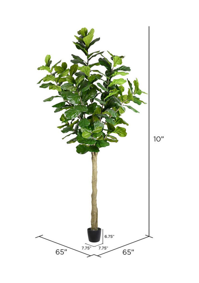 Vickerman 10 Artificial Potted Fiddle Tree.