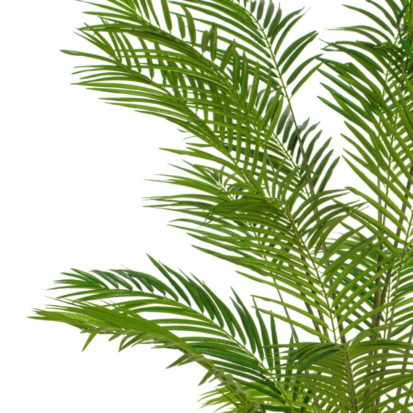 Vickerman 7 Artificial Potted Giant Areca Palm Tree.