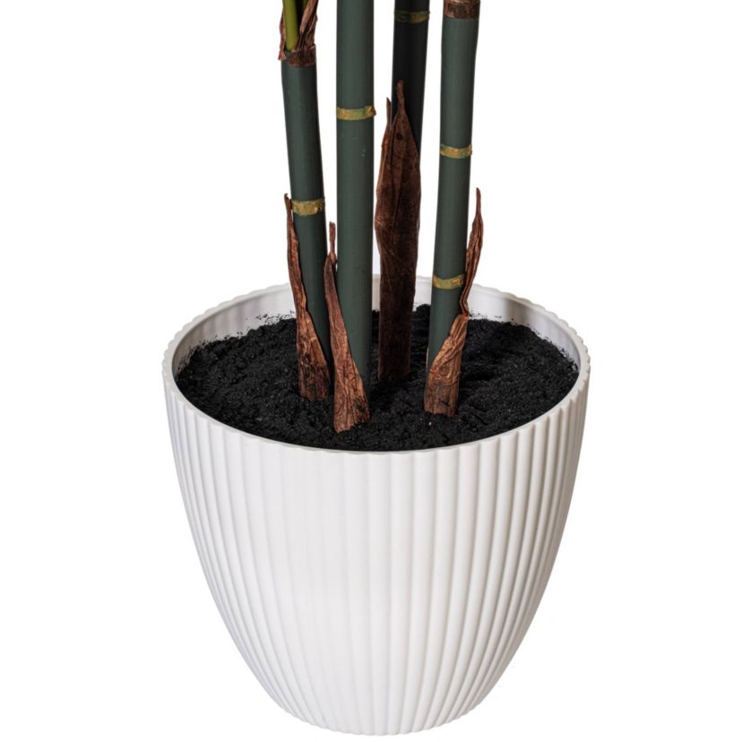 Vickerman 37" Green Monstera Plant x8 in White Pot.