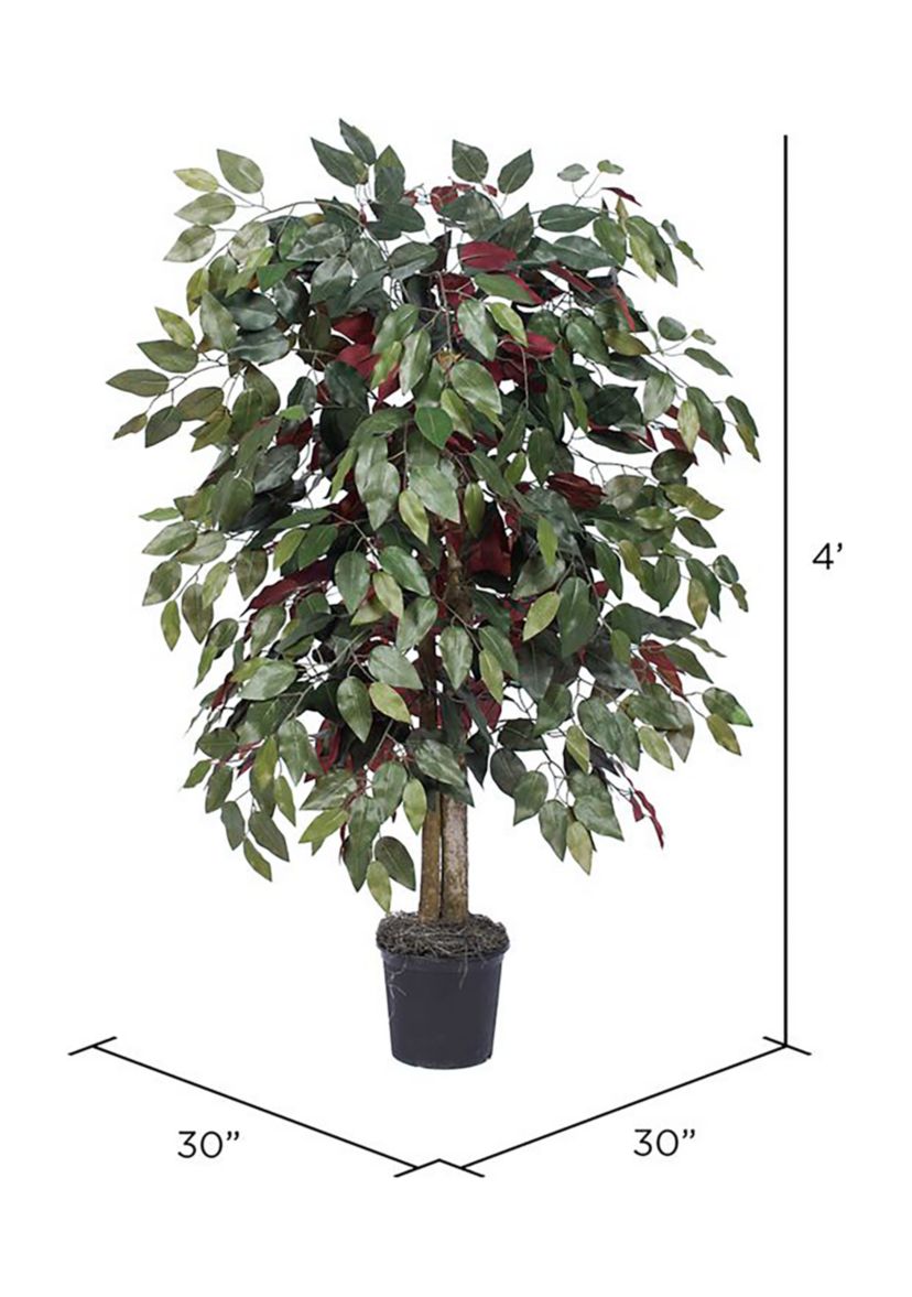 Artificial Capensia Bush, Plastic Pot.