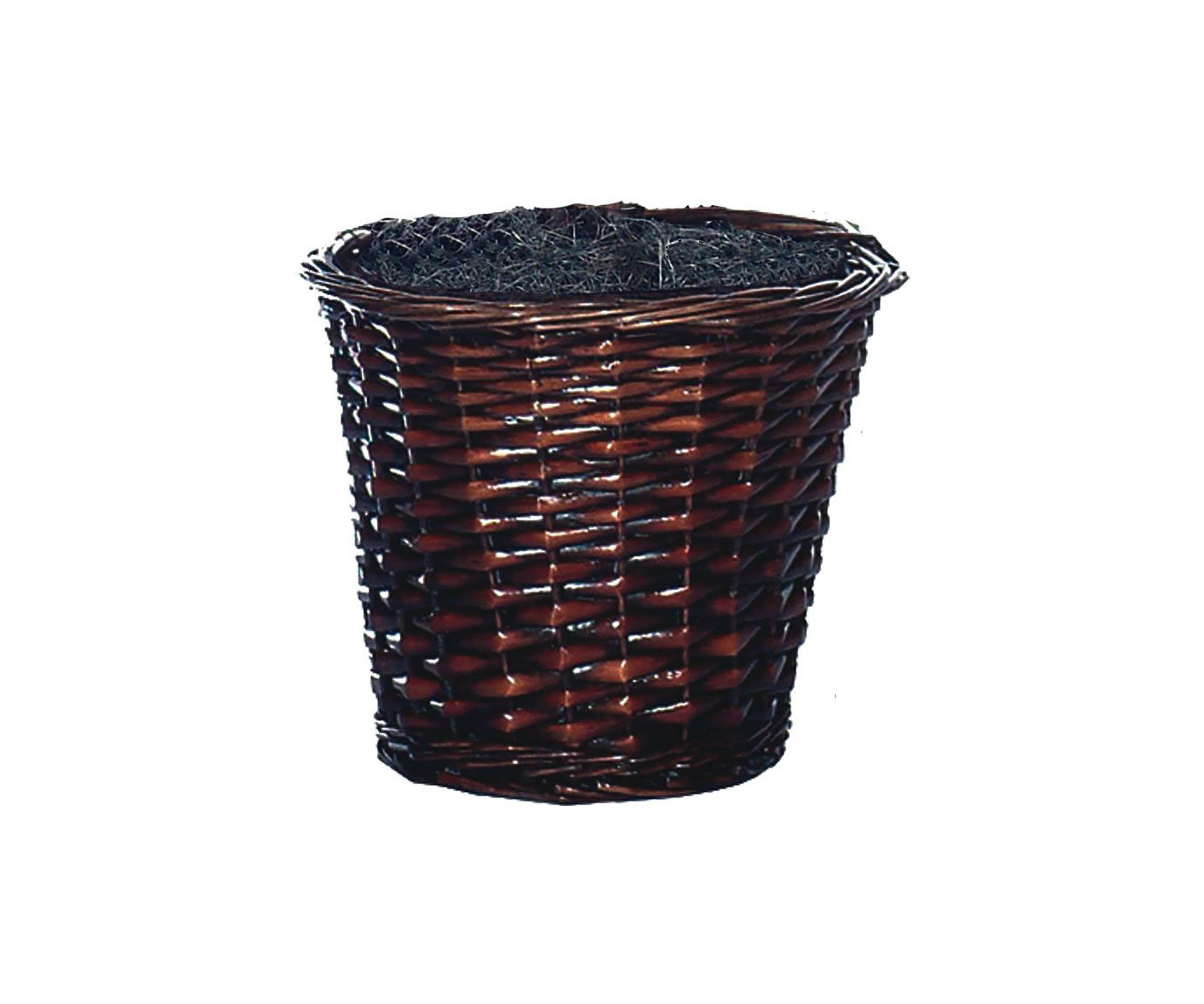 Artificial Japanese Maple Bush, Square Willow Basket.